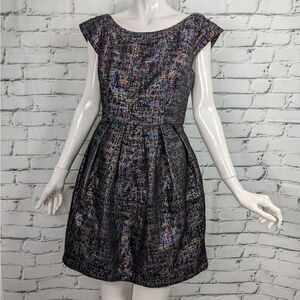 Mink Pink Y2k dress, Twee style dress Retro inspired metallic size small.